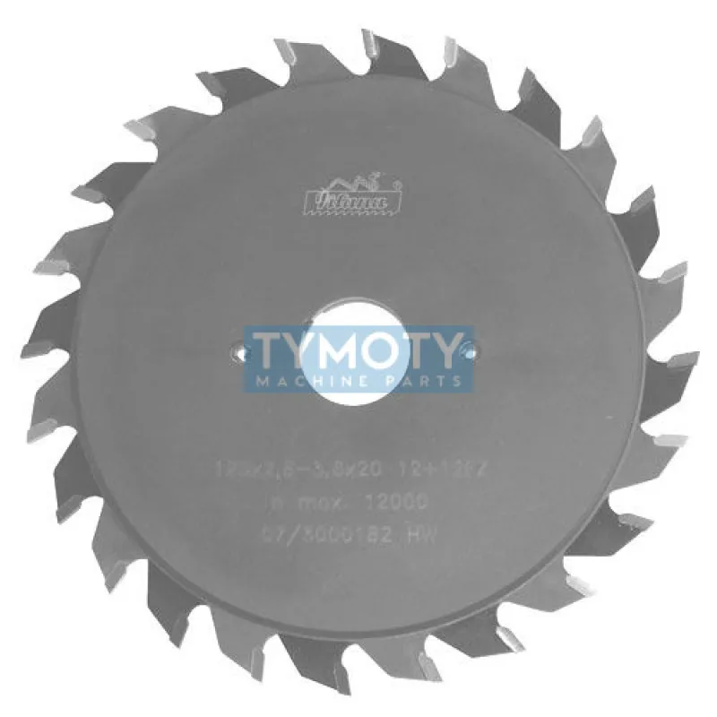 Pílový kotúč s SK dvojdielny, predrezávací pre laminované materiály a drevotriesky, 225393.1, 120x2,8