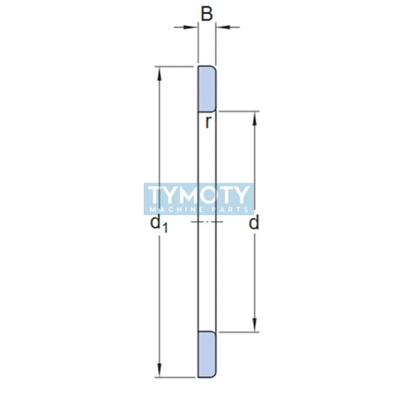 SKF WS 81104 hriadeľový axiálny ložiskový krúžok