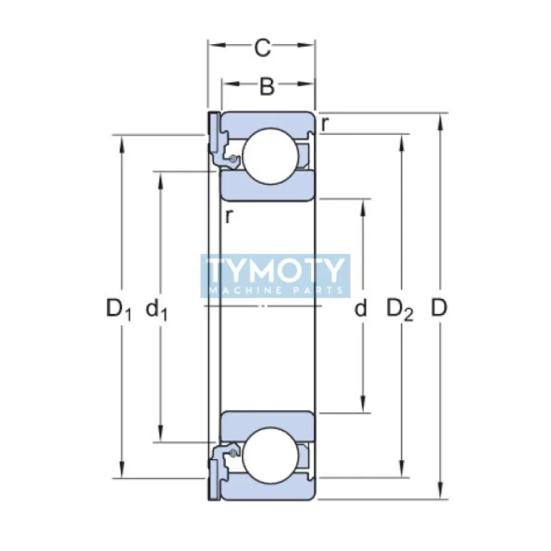 SKF ICOS-D1B06 TN9 guľkové ložisko