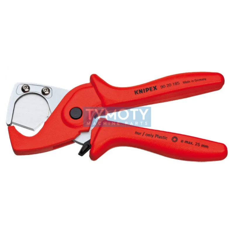 KNIPEX 90 20 185 Kliešte na rezanie hadíc a trubíc z tuhej umelej hmoty vystužené opt. vláknami 90