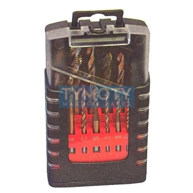 Súprava strojných závitníkov brúsených + vrtáky, 238925, D-4 /M3-M12 /104 004/