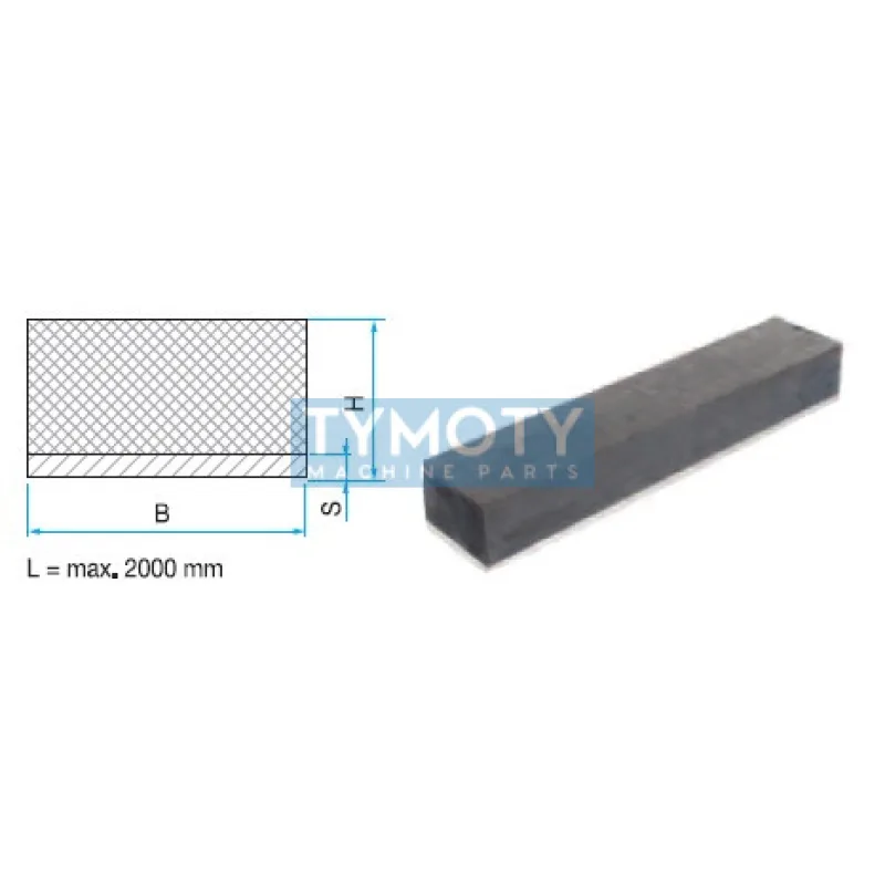 Hranolové lôžko GS-M1, s = 5, H35xB50-110, 40 ShA