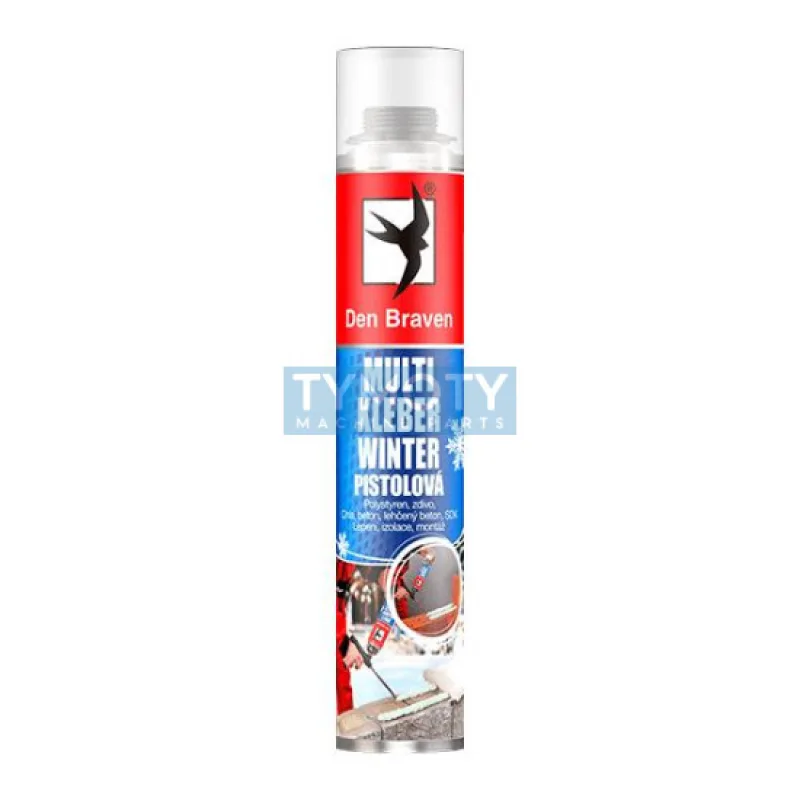 Den Braven Multi Kleber zimný - 750 ml zelená, pištoľová _40324MK