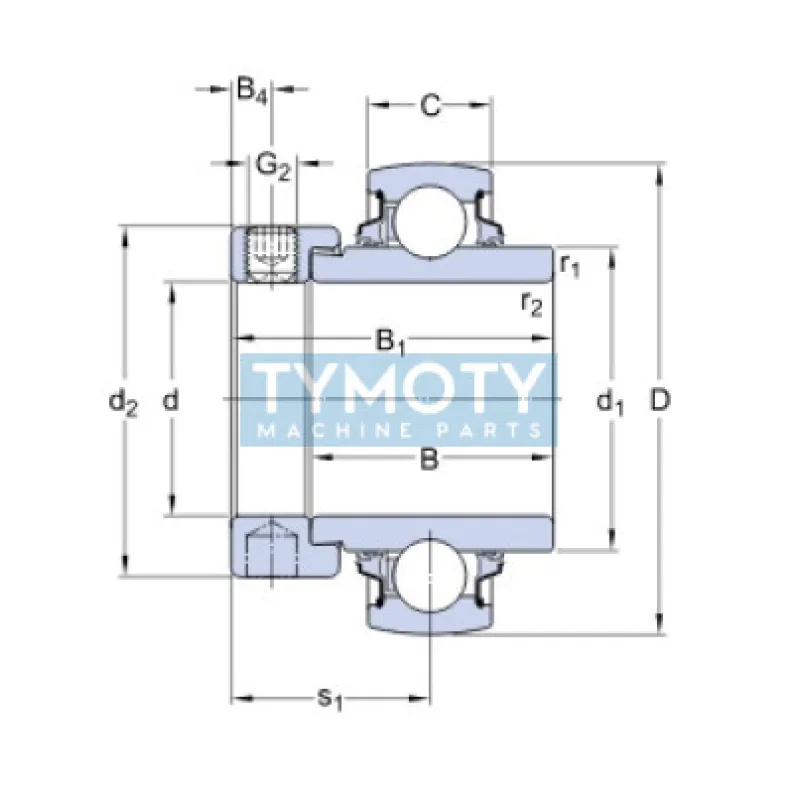 SKF YEL 209-2DW/AG (YELAG 209) upínacie ložisko