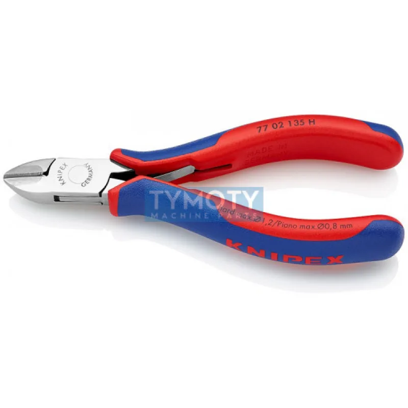KNIPEX 77 02 135 H Elektronické bočné štiepacie kliešte s karbidovým britom, viacsl. návleky, leštené