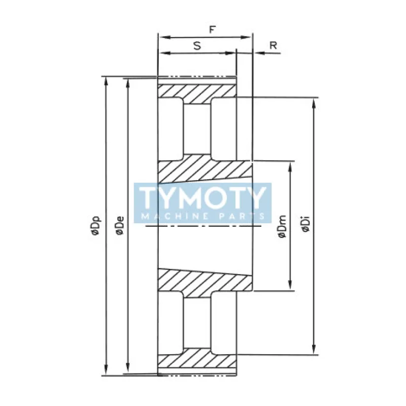 Remenica TB 90 8M 20 optibelt ZRS na Taper Lock