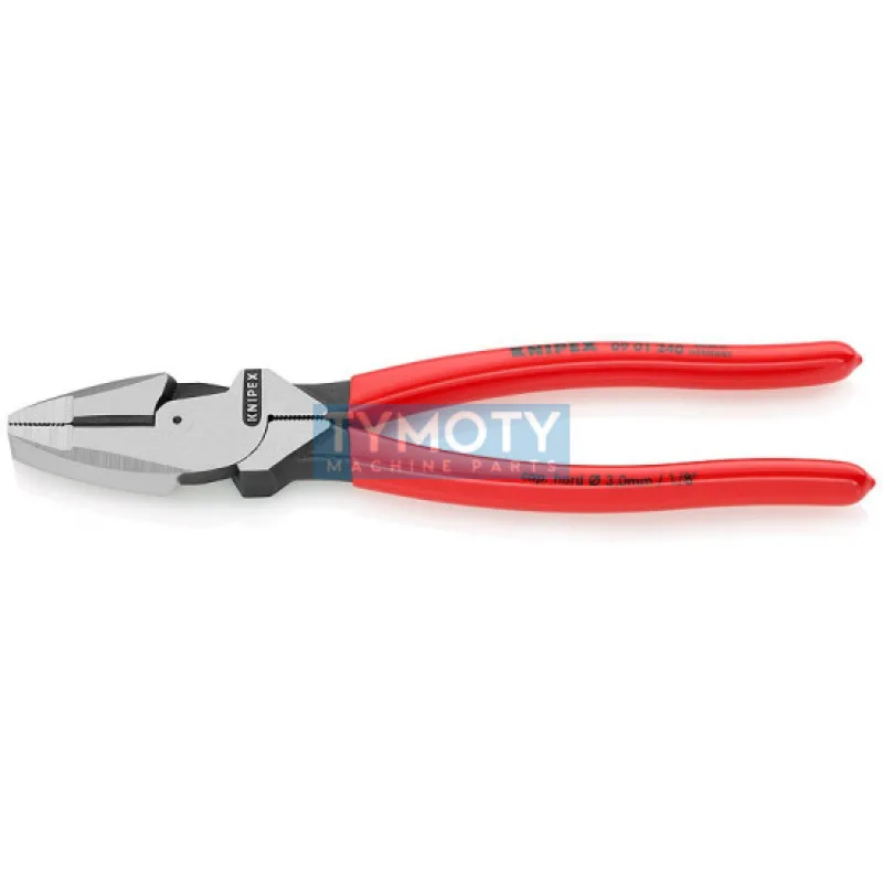 KNIPEX 09 01 240 Silové kombinované kliešte "Lineman's Pliers" americký model, plast. návleky