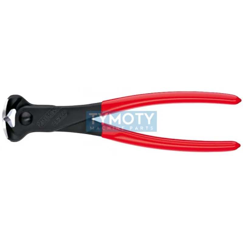 KNIPEX 68 01 200 Čelné štiepacie kliešte, plastové návleky, fosfátované na čierno 200 mm