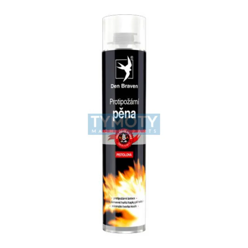 Den Braven Protipožiarna pena - 750 ml červená, pištoľová _403121RP