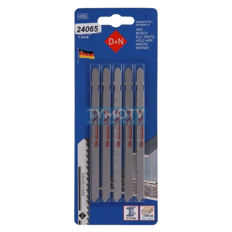 List pílový priamočiary 100x1,3/2,0mm 5ks