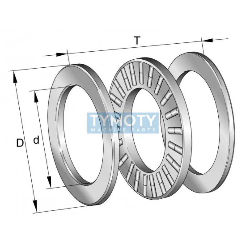 INA 89313-TV axiálne valčekové ložisko