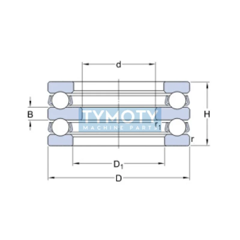 SKF 52308 axiálne guľkové ložisko
