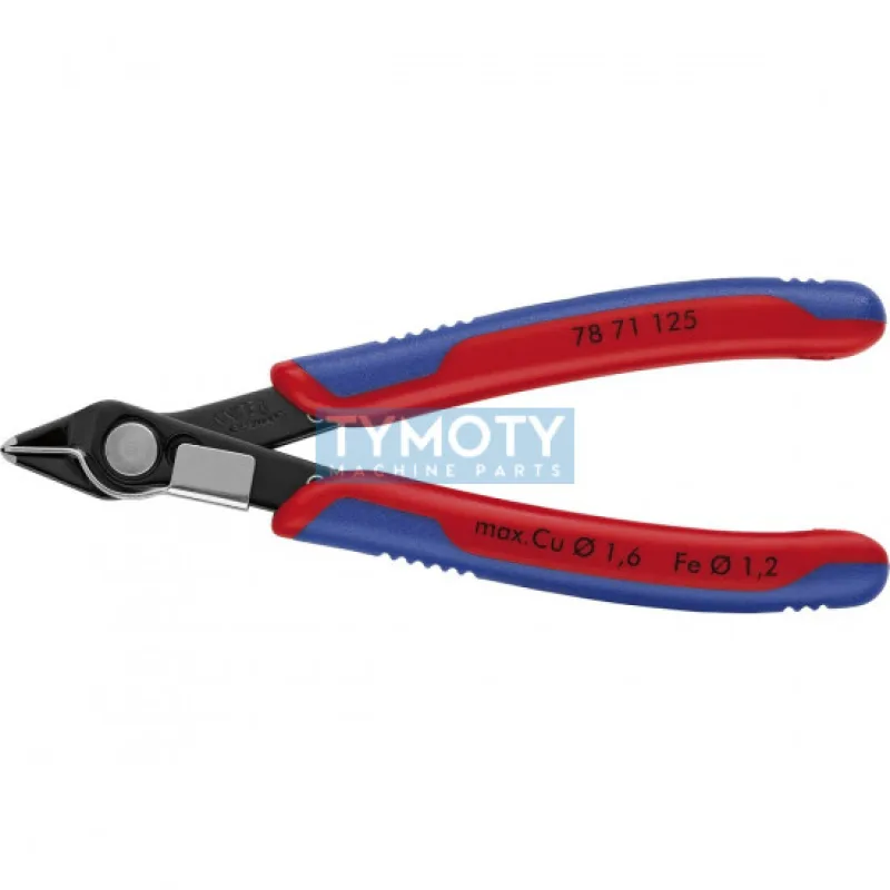 KNIPEX 78 71 125 Electronic Super Knips® kliešte s drôt. zvierkou, viacsl. návleky, brunierované