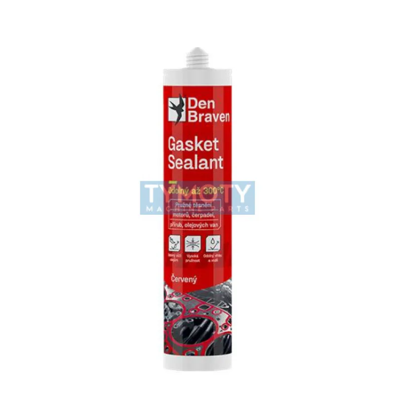 Den Braven Gasket sealant - 280 ml tehlovo červená, kartuša _30717RL
