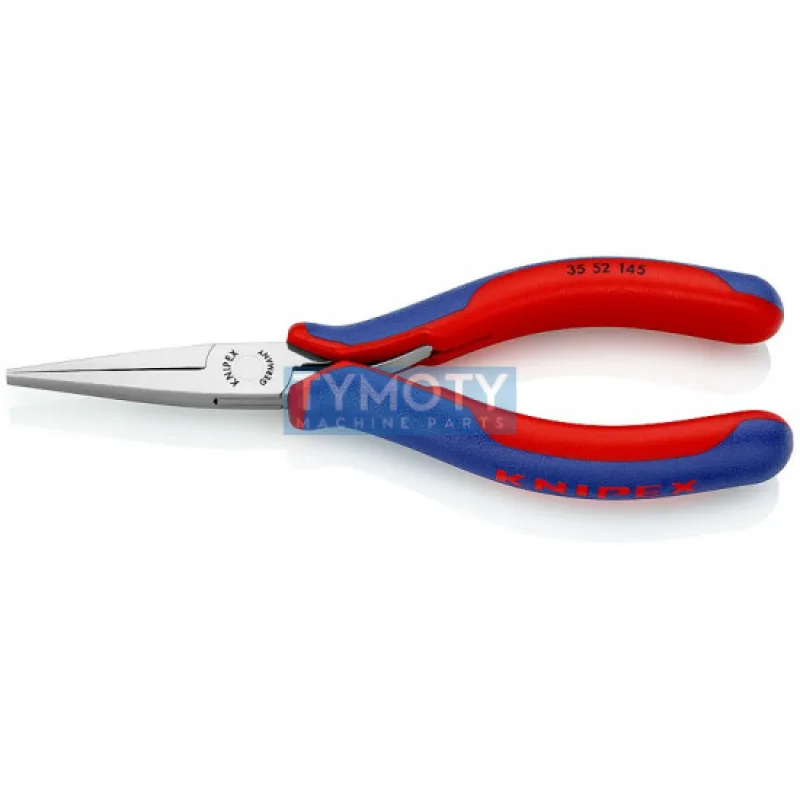 KNIPEX 35 52 145 Kliešte pre elektroniku, ploché dlhé čeľuste, viacsl. návleky, leštené