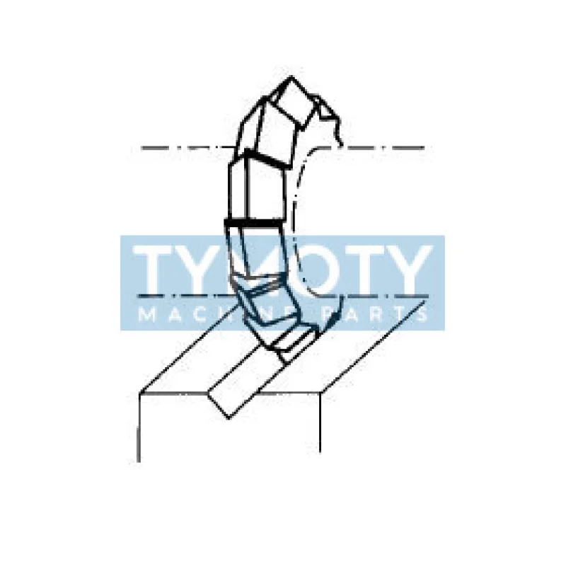 Fréza uhlová obojstranná nesúmerná, F859170, 80x100 mm
