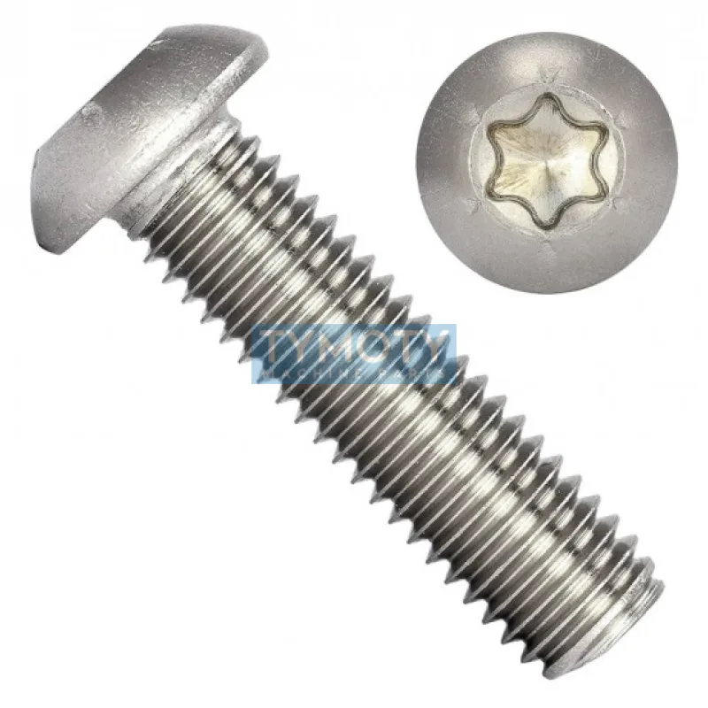 Skrutka s polguľatou hlavou TORX ISO 7380 M3x30 nerez A2