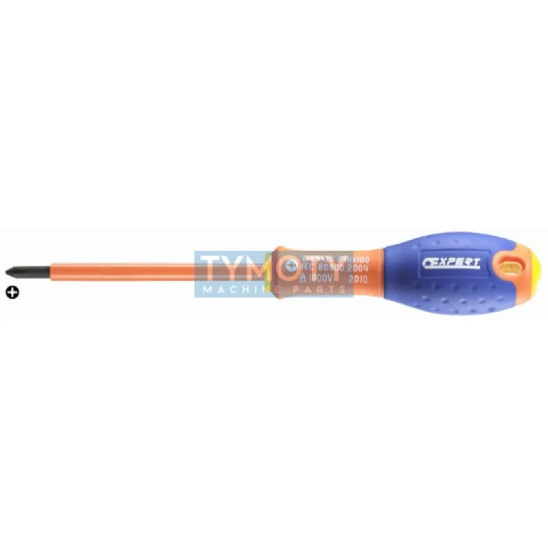 Skrutkovač izolovaný 1000V krížový Phillips® Ph2x125mm, TONA EXPERT, E165416 - Ph2x125