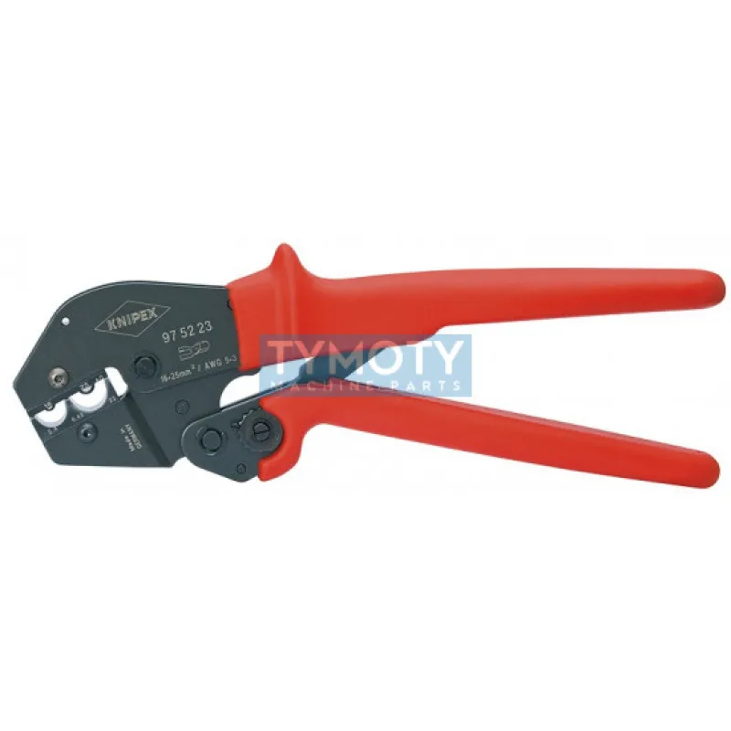 KNIPEX 97 52 23 Lisovacie kliešte tiež na obsluhu oboma rukami s povlakmi z umelej hmoty