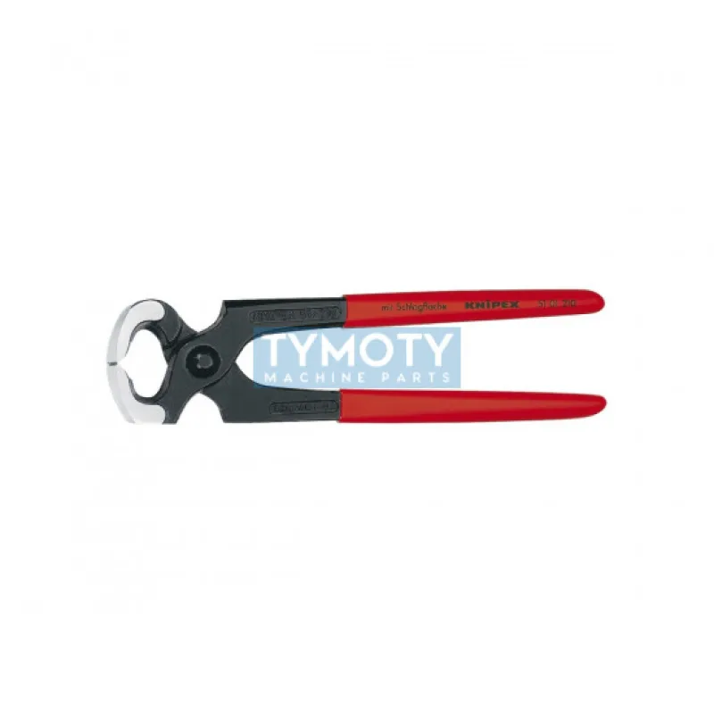 KNIPEX 51 01 210 Čelné štiepacie kladivové kliešte, plastové návleky, fosfátované na čierno 210 mm