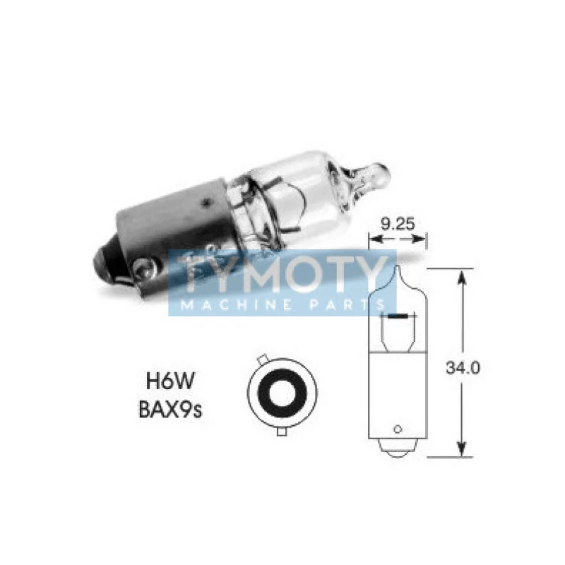Žiarovka Narva 12V 6W BAX9s halogén (H6W)