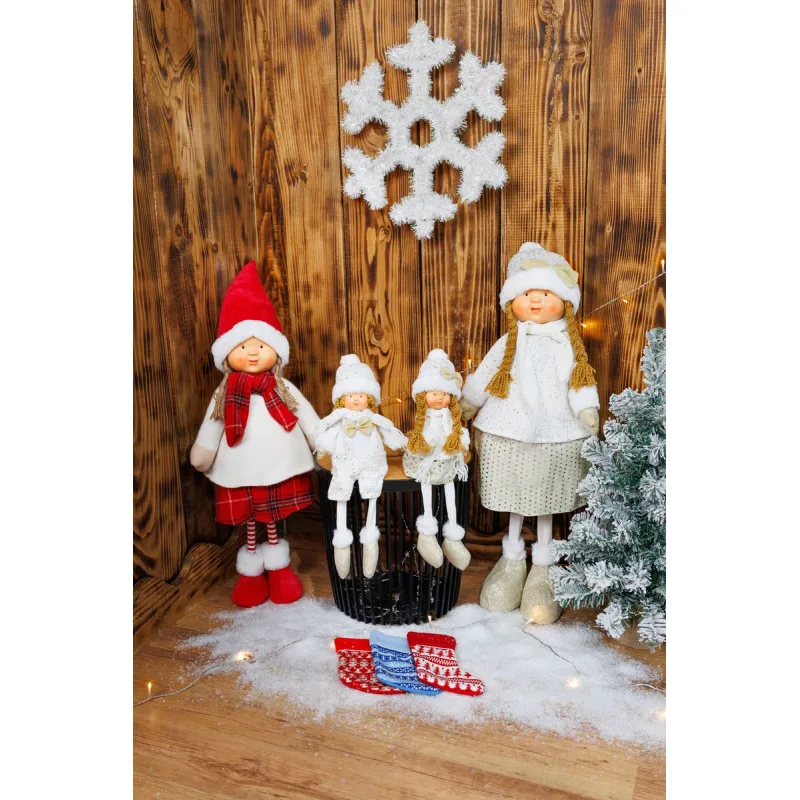 Vianočná dekorácia Vločka 20 LED, teplá biela, časovač, 43 cm