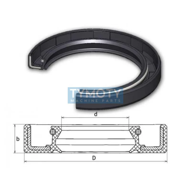 Gufero 33x50x10 NBR-WAS Dichtomatik