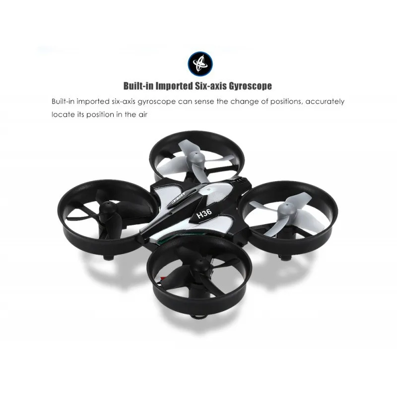 s-Idee nano dron JJRC H36 modro-černá