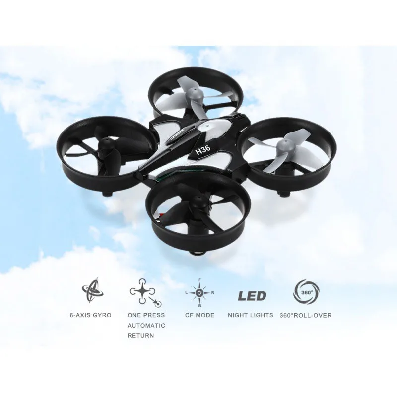 s-Idee nano dron JJRC H36 modro-černá