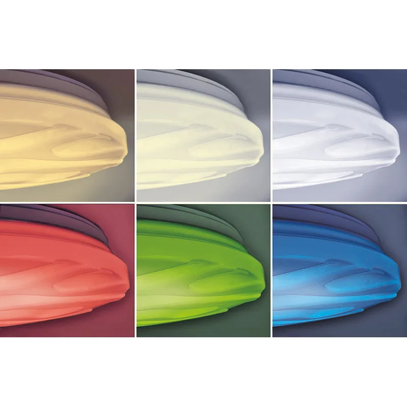 Solight Holding s.r.o. LED smart stropné svetlo Wave,30W, 2300lm, wifi, RGB + CCT,diaľ.
