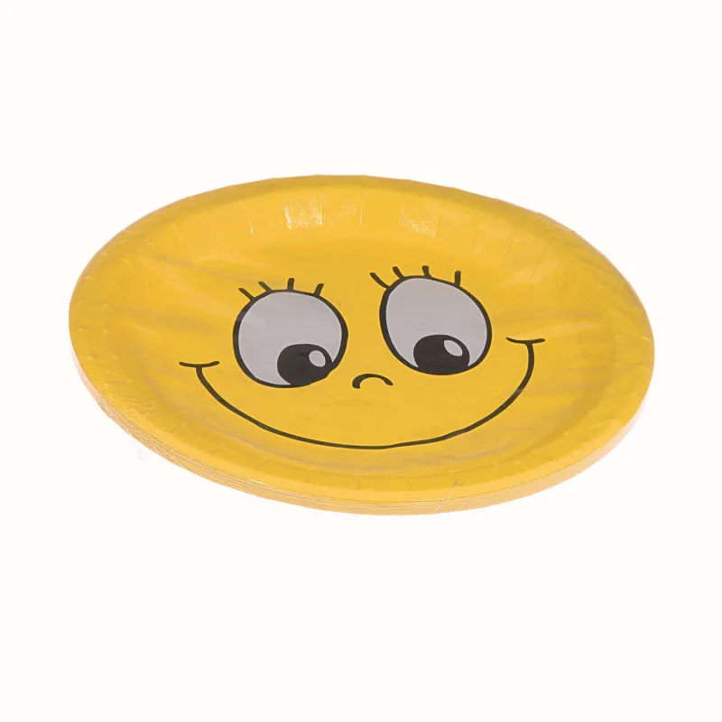 Papírové talíře mělké SMILEY Ø 23 cm [10 ks] (82671-10N)
