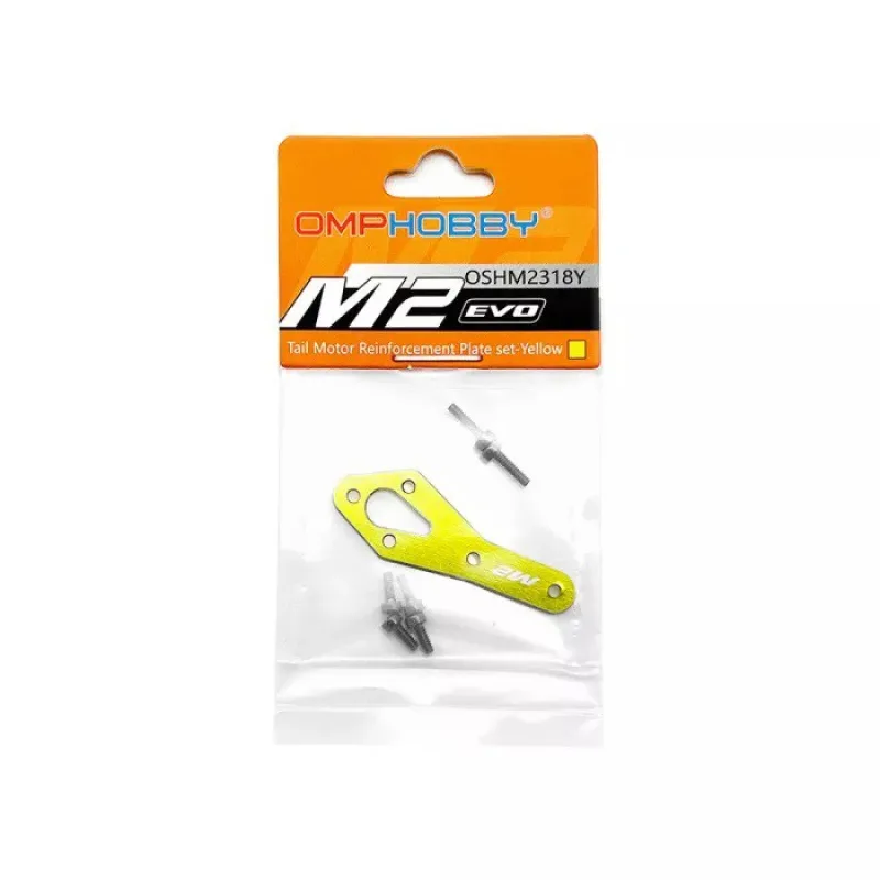 OMP M2 EVO Uložení ocasního motoru-Žlutá