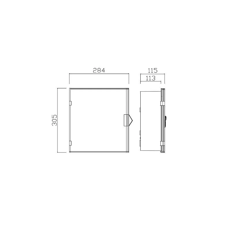 SCAME-SK, s.r.o. SCAME Zásuvková rozvodnica DCK.312-011F2 1x16A+1x32A/400V,1x230V/16A zapustená istená 5P