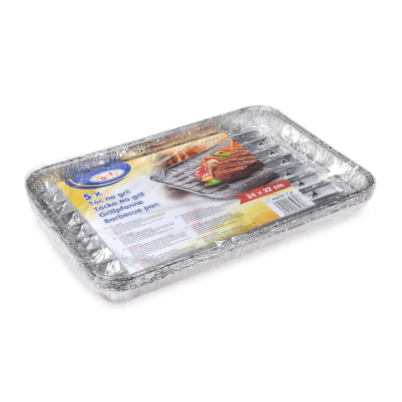 Tác na gril ALU 34 x 22 cm [5 ks] (65070 - CH1B)