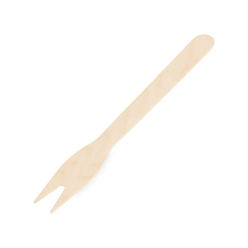 Vidlička svačinová ze dřeva 12 cm [500 ks] (66762)