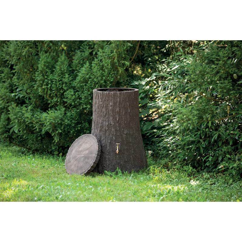 Prosperplast s.r.o. Sud na dažďovú vodu peň LITTLE TREE umbra 250l