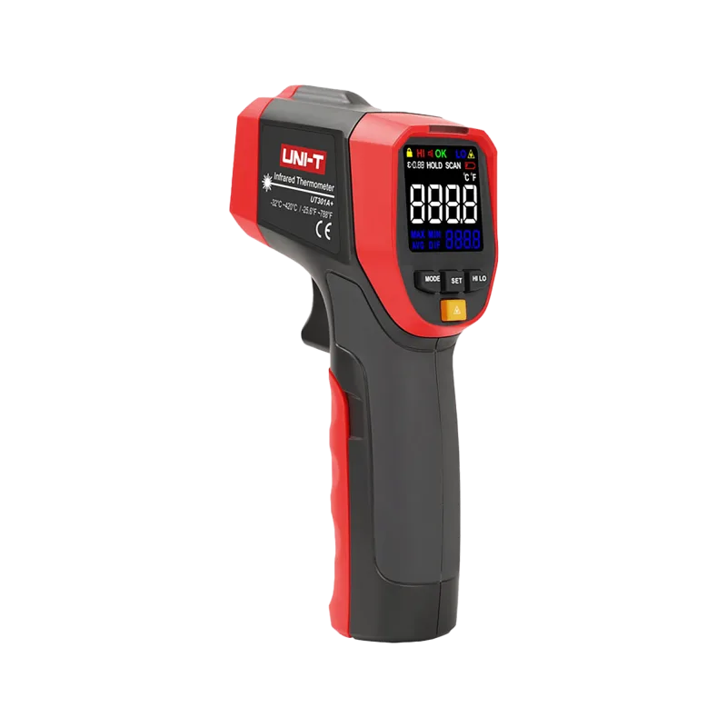 Bezkontaktný digitálny teplomer Uni-T UT301A+ od -32 °C do 420 °C MIE0407