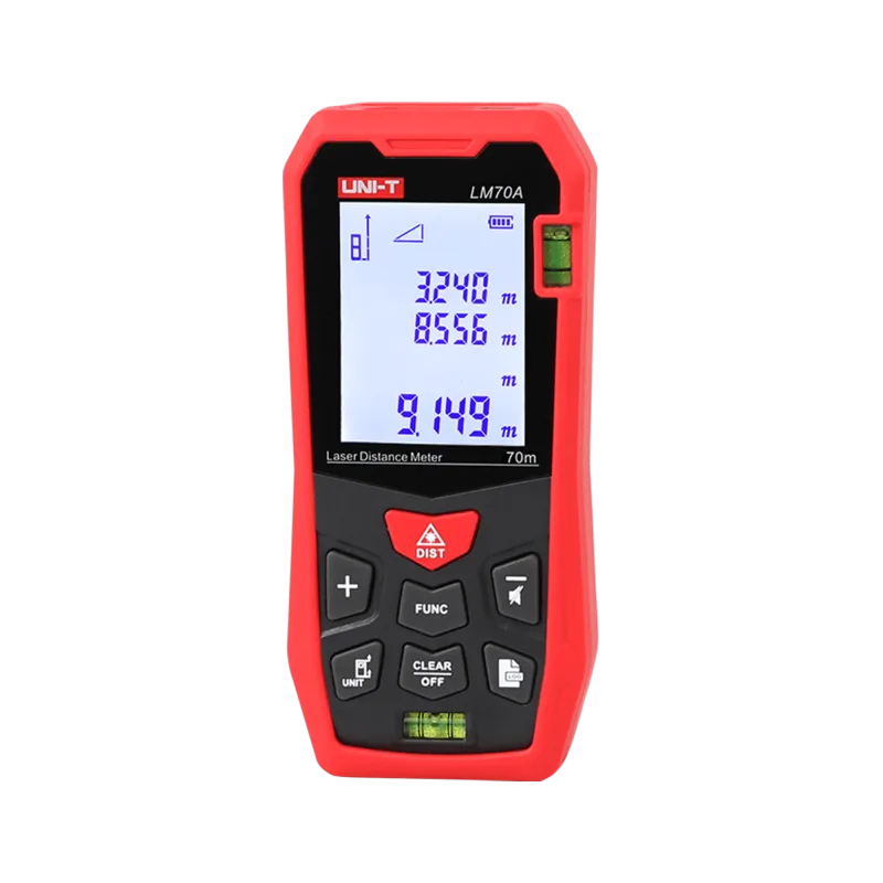 Digitálny merač vzdialenosti Uni-T LM70A 70 metrov ±(2 mm + 5 x 10^(-5) D) MIE0447