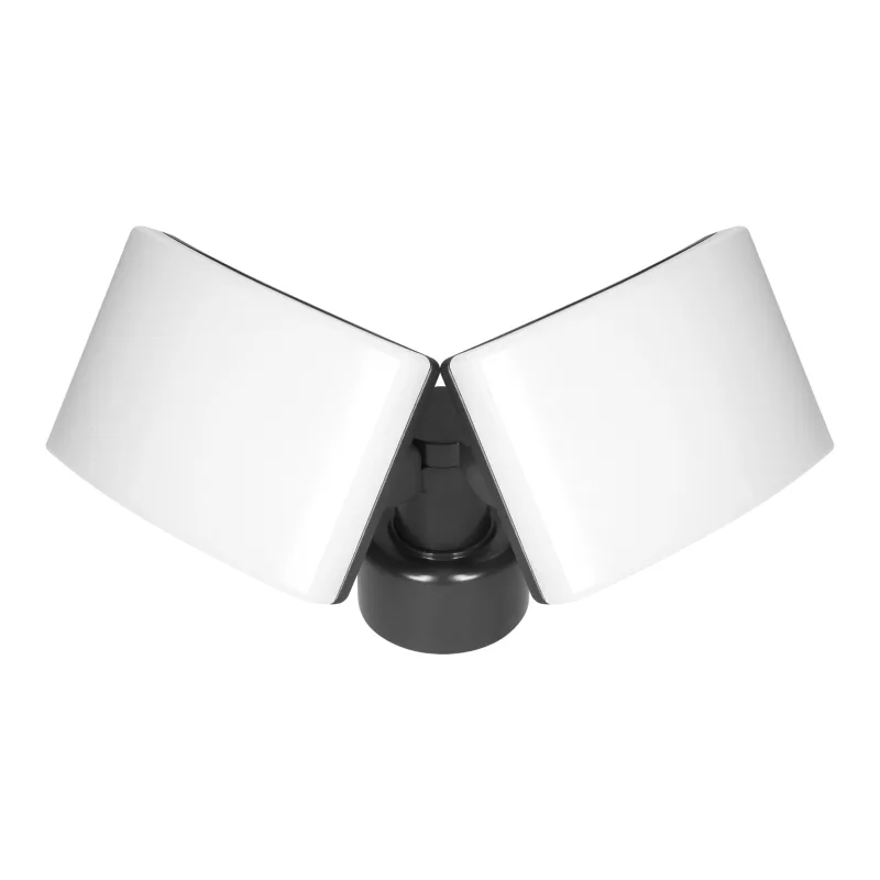 ADVITI Dvojitý reflektor TOS DUO LED 2x20W s PIR senzorom pohybu, 2x1600lm, IP65, 4000K, čierny