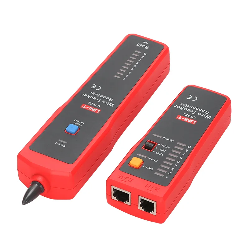 Merač - vyhľadávač párov vodičov RJ45/RJ11 s testerom káblov RJ-45 Uni-T UT682 MIE0292