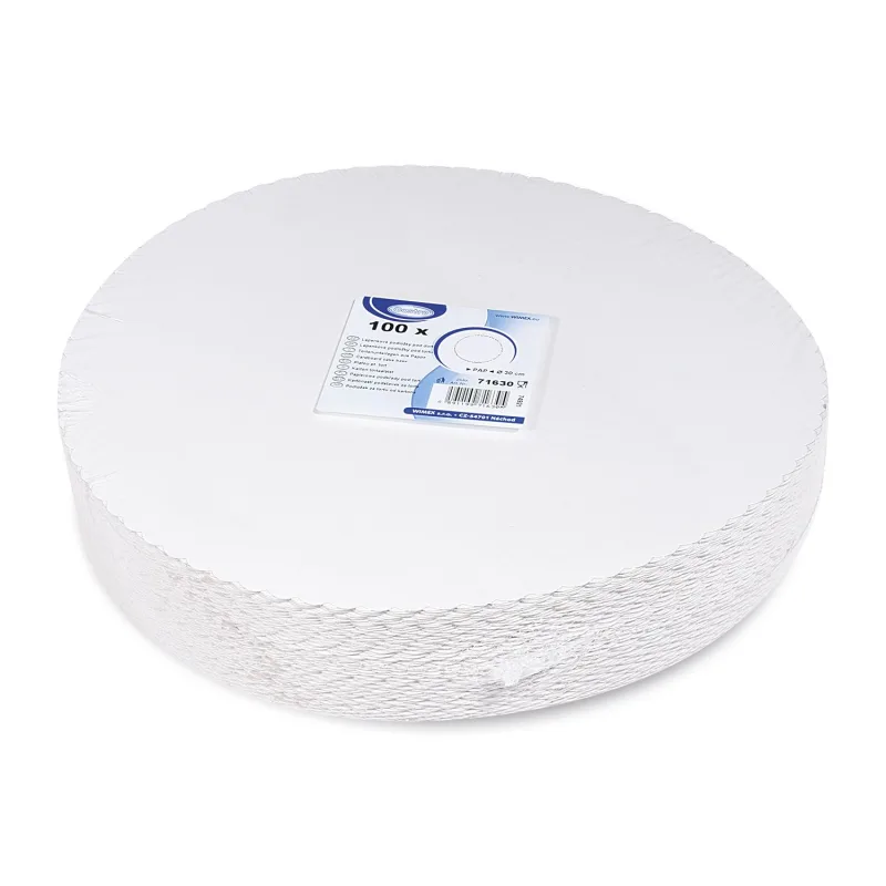 Lepenkové podložky pod dort Ø 30 cm RECY [100 ks] (71630-12A)