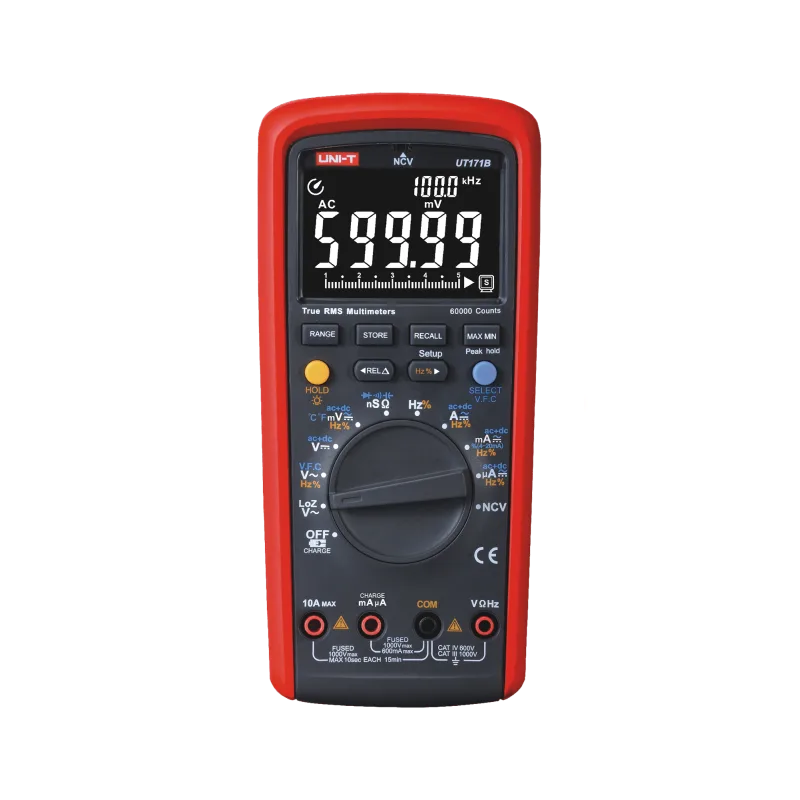 Univerzálny multimeter Uni-T UT171B True RMS AKU 2000 mAh 7,6V AC a DC do 1000V USB MIE0191