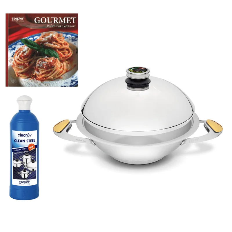 Zepter WOK s pokrievkou 24 CM, OBJEM 2,4L