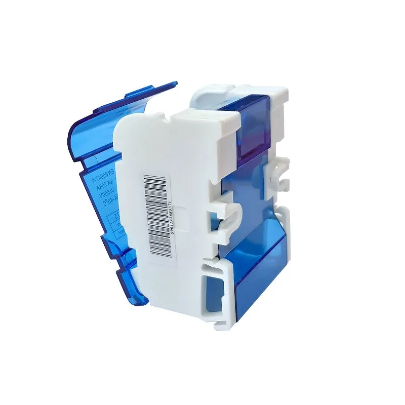 VCX Power Distribučný blok VCX BLK 47 / 4 póly / 7 otvorov / 125A / na DIN lištu
