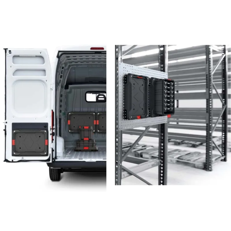 Kistenberg Fixná plošina pod kufre na náradie PLATFORM 585x440x70 čierna nosnosť 120kg KXBPFIX-S411