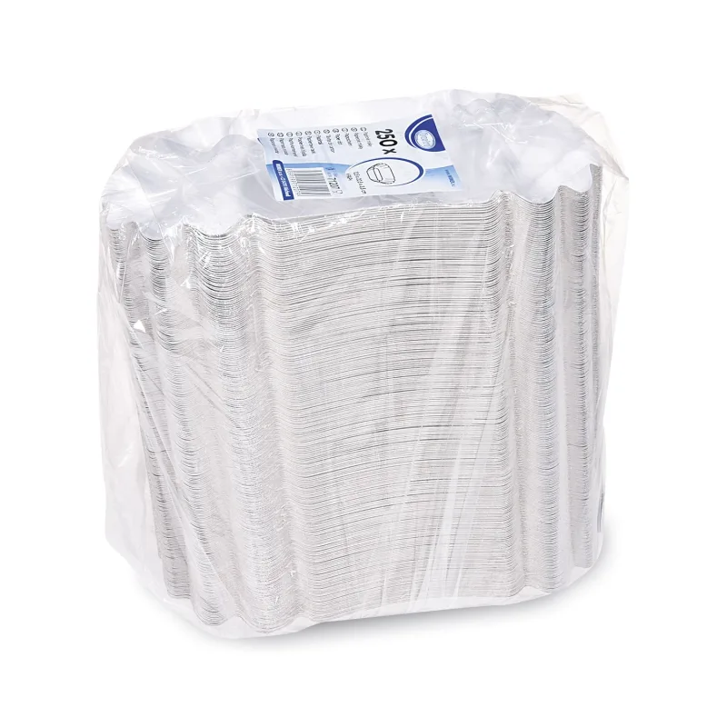 Papírové misky oválné 12.5 x 20.5 x 3.5 cm [250 ks] (71207)