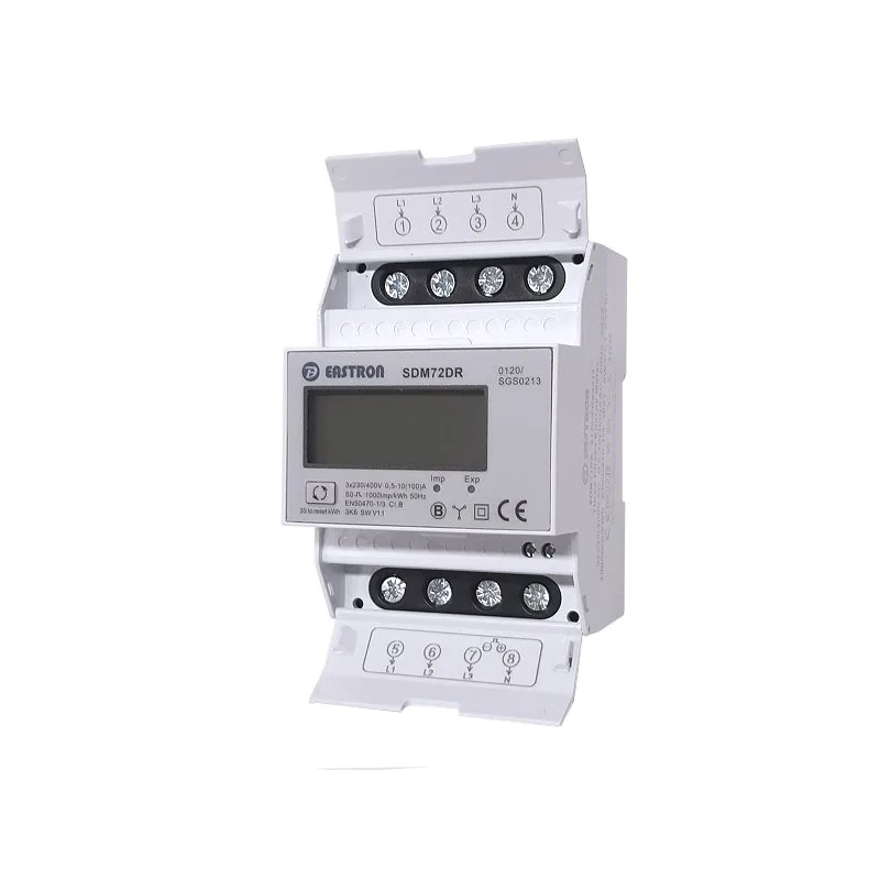 Elektromer 3F na DIN lištu trojfázový digitálny VCX EASTRON SDM72 DR MID Reset 100A