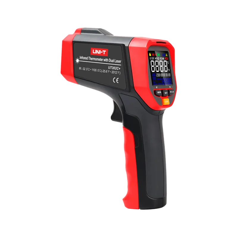 Bezkontaktný digitálny teplomer Uni-T UT302C+ od -32 °C do 1100 °C MIE0453