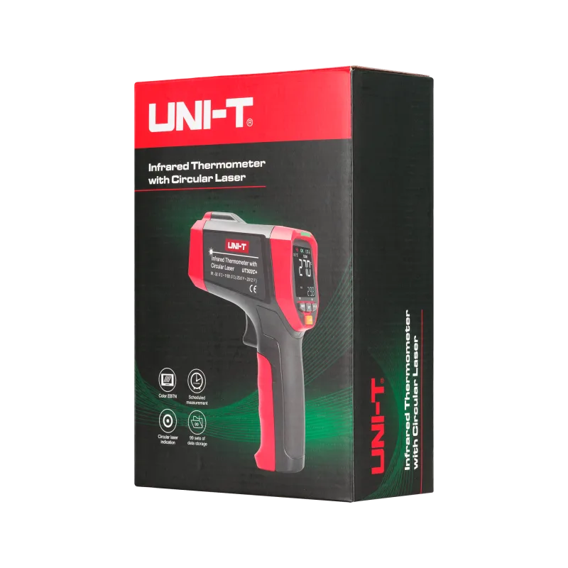 Bezkontaktný digitálny teplomer Uni-T UT302C+ od -32 °C do 1100 °C MIE0453
