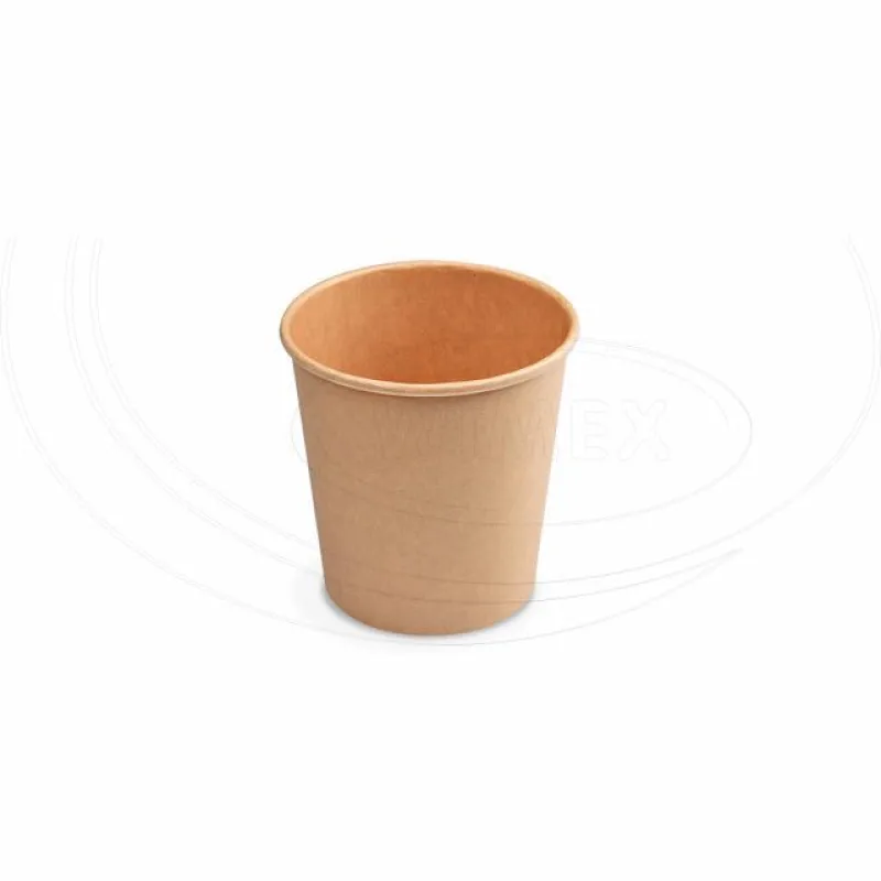 Papírový kelímek hnědý 110 ml, XS (Ø 62 mm) [50 ks] (76411) 3N
